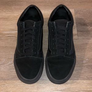 Platform Vans - All Black